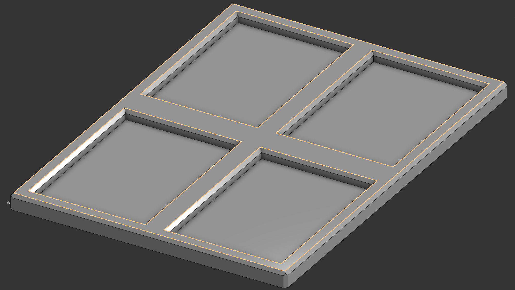 Holder for Four Trays at 50%