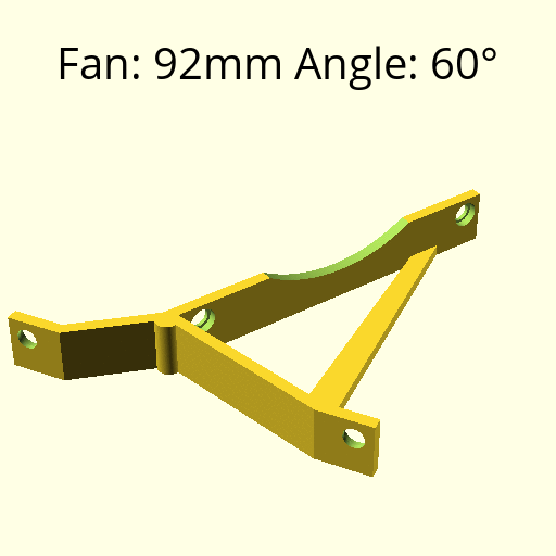 Simple Perfect Desktop Fan Stand (customizable) by quattro Download