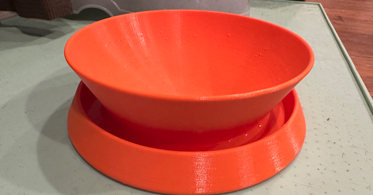 Ant Proof Dog Bowl V2.8 by jeiland13 Download free STL model