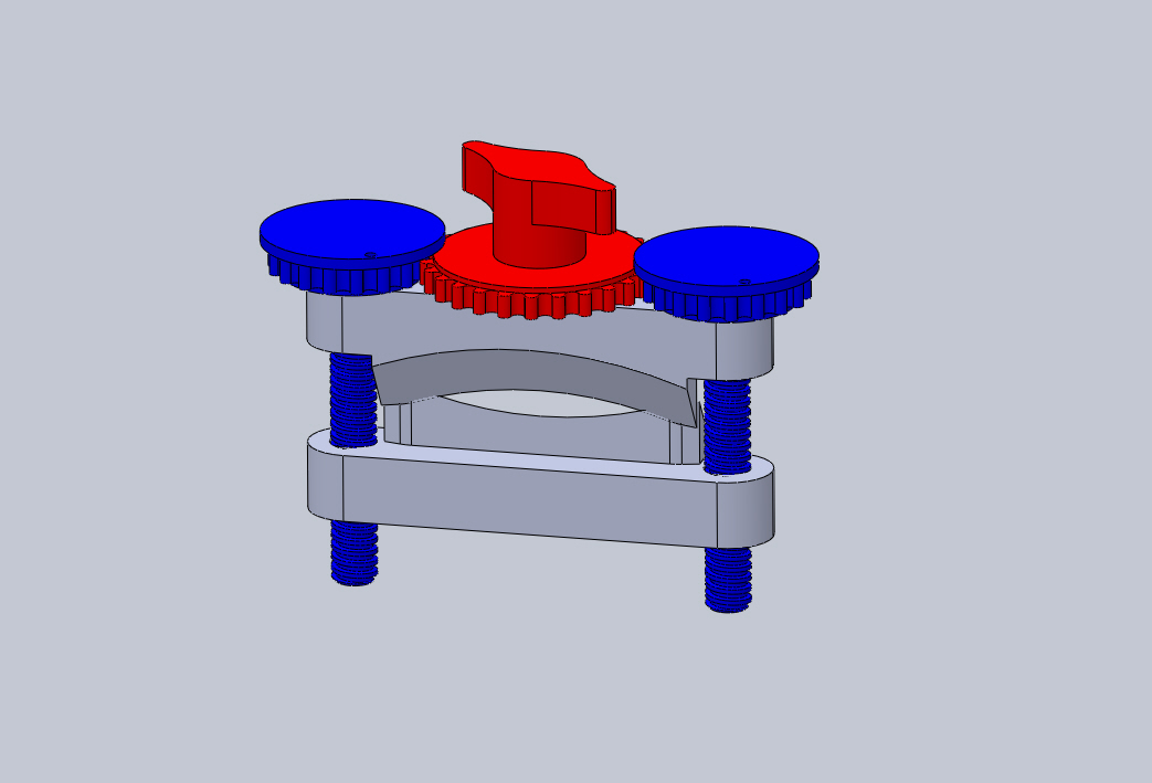 Dual Screw Multi Ratio Geared Clamp With Various Jaws by nightfox90