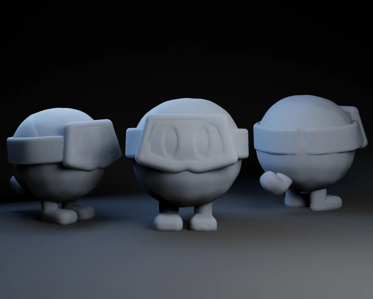 Pooka from Dig Dug by Peter Farell | Download free STL model |  Printables.com, image size:1200x960
