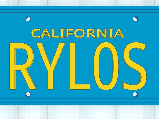 Rylos license plate model