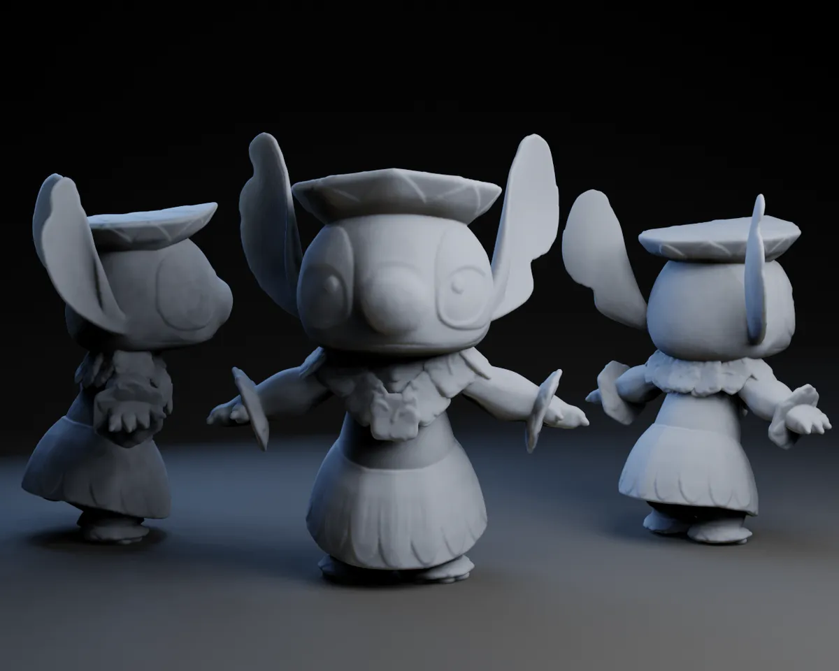 Stitch toy 3D model 3D printable