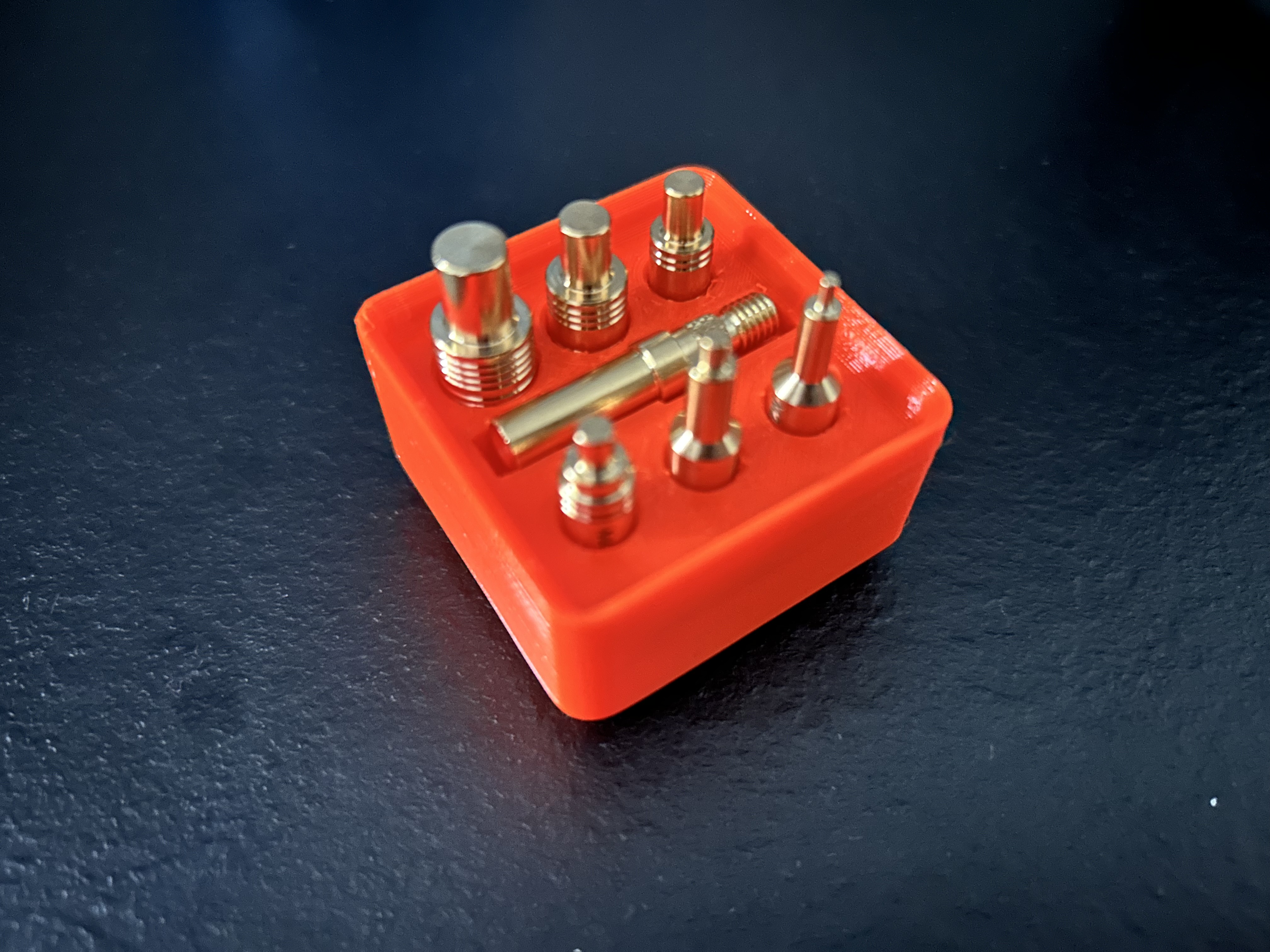CNC kitchen heat insert tool weller gridfinity