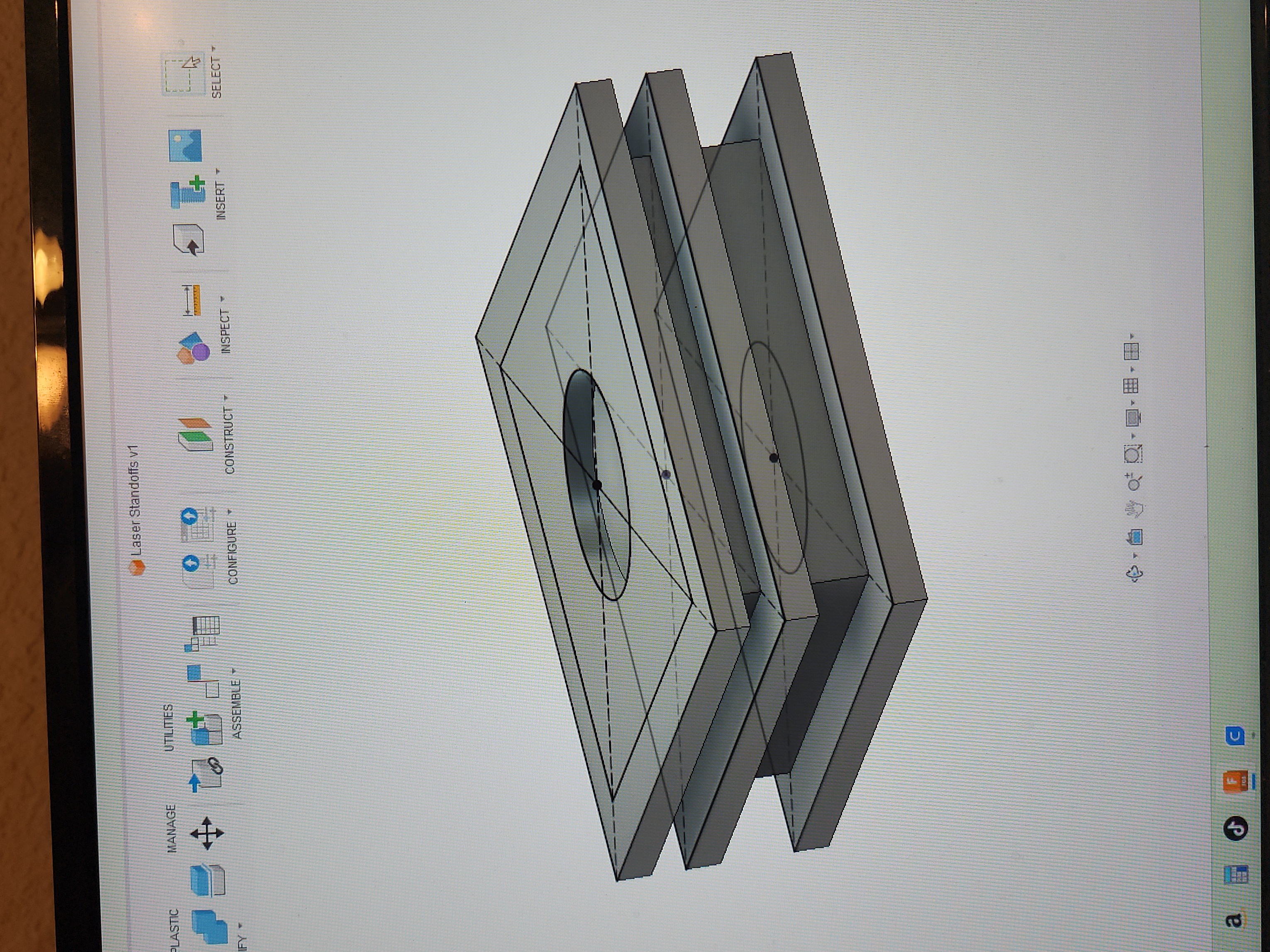 Miniatura 2 do modelo 3D Laser Support