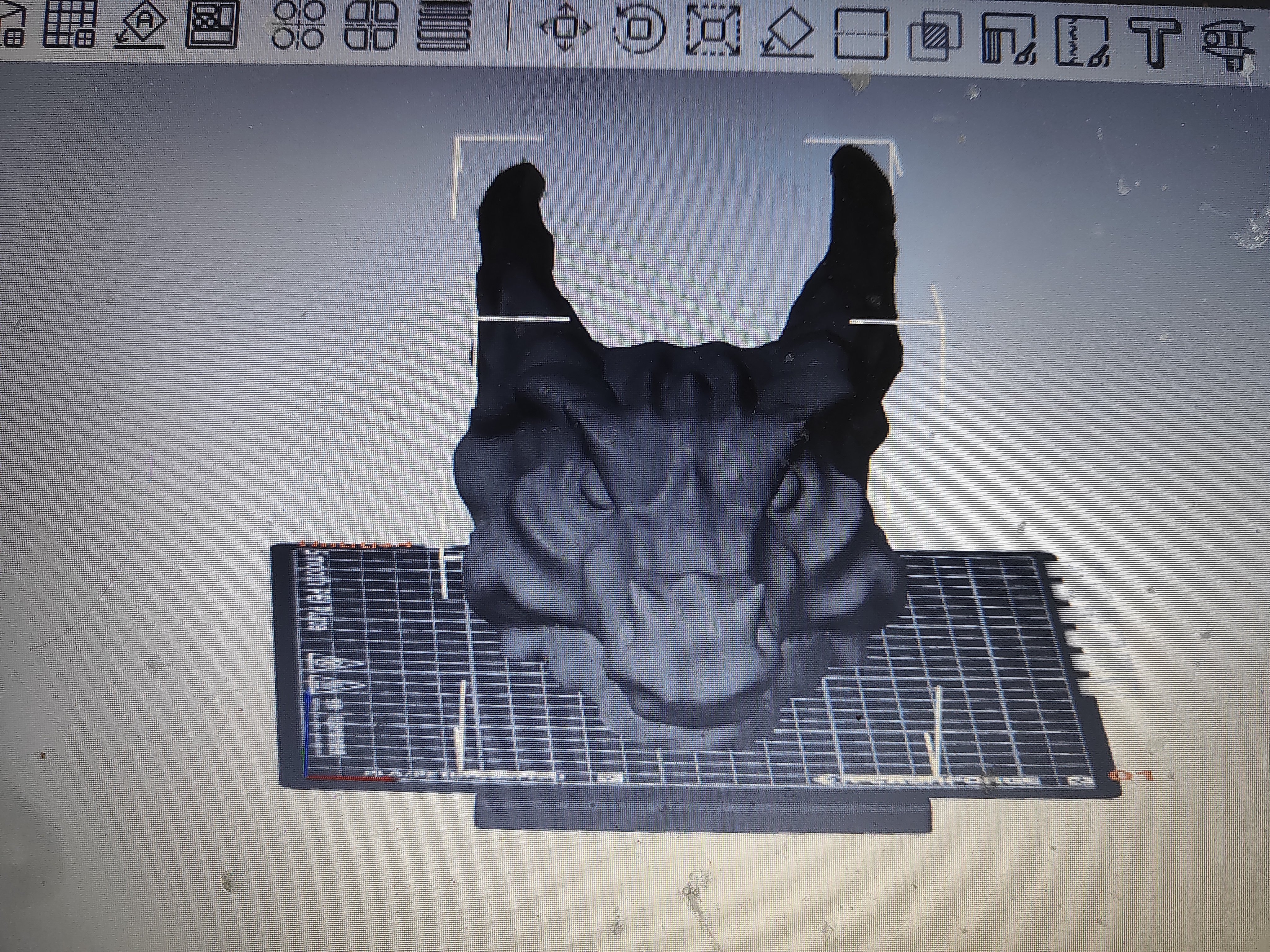 HP Robot Otto with a Dragons head Incorporated 3D model thumbnail