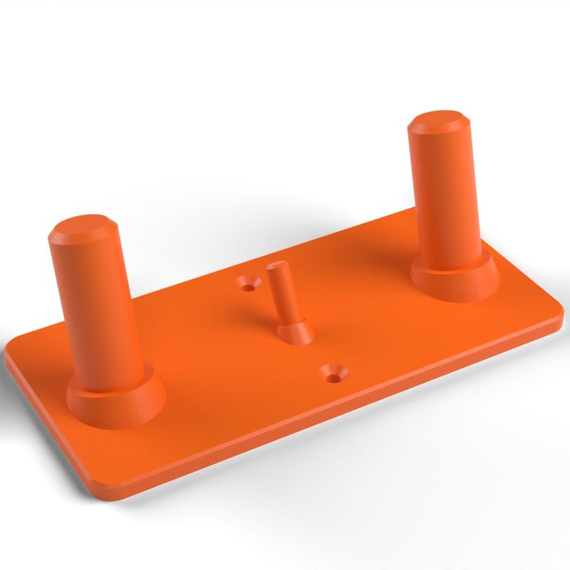 Grinder Disc Wall Rack - Pegs for 115 and 125 mm Cutting and Flap Discs ...