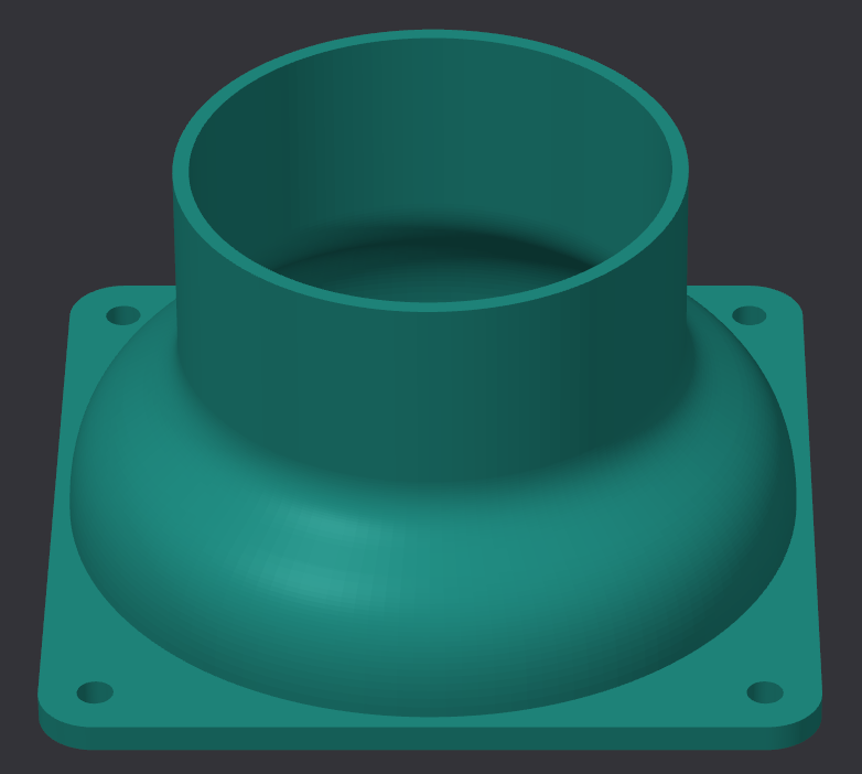 92MM Fan to 2.5" Hose Adapter