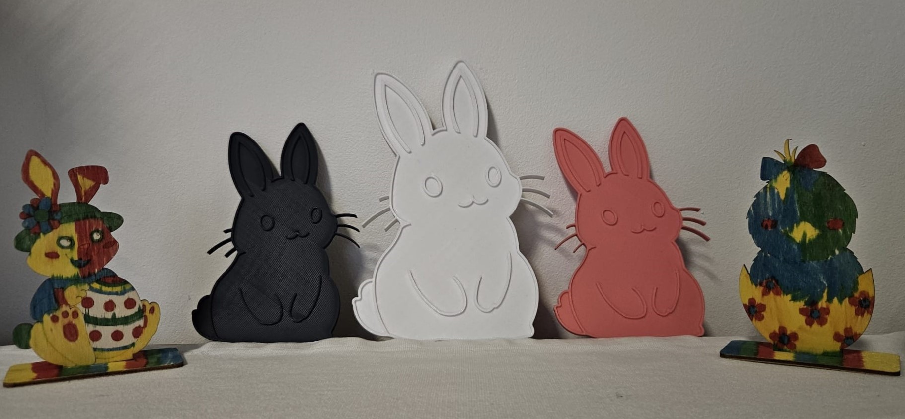Bunny as 2D decoration