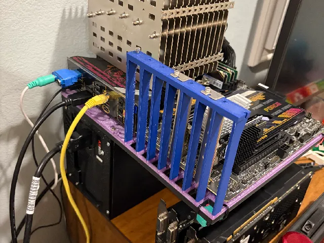 MIATX Open Bench But The PSU Is Sideways