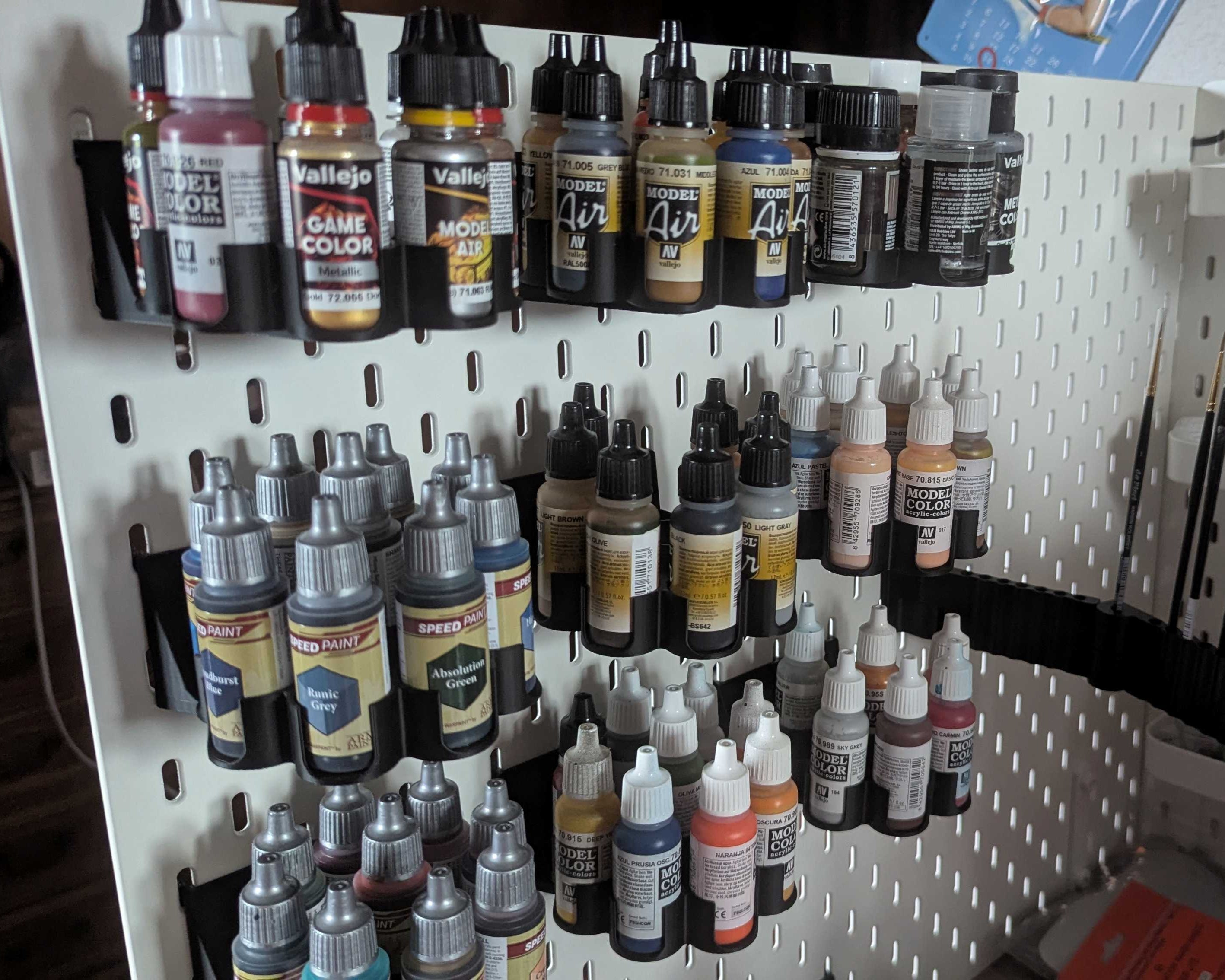 Rotating Paint Organizer for a Skadis wall