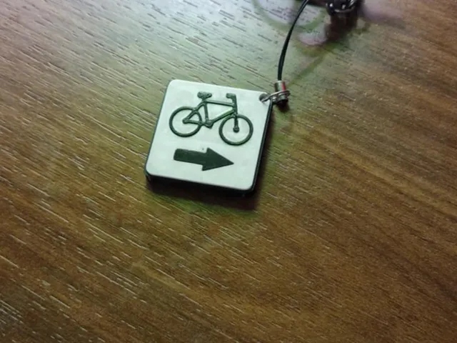 Bike keychain