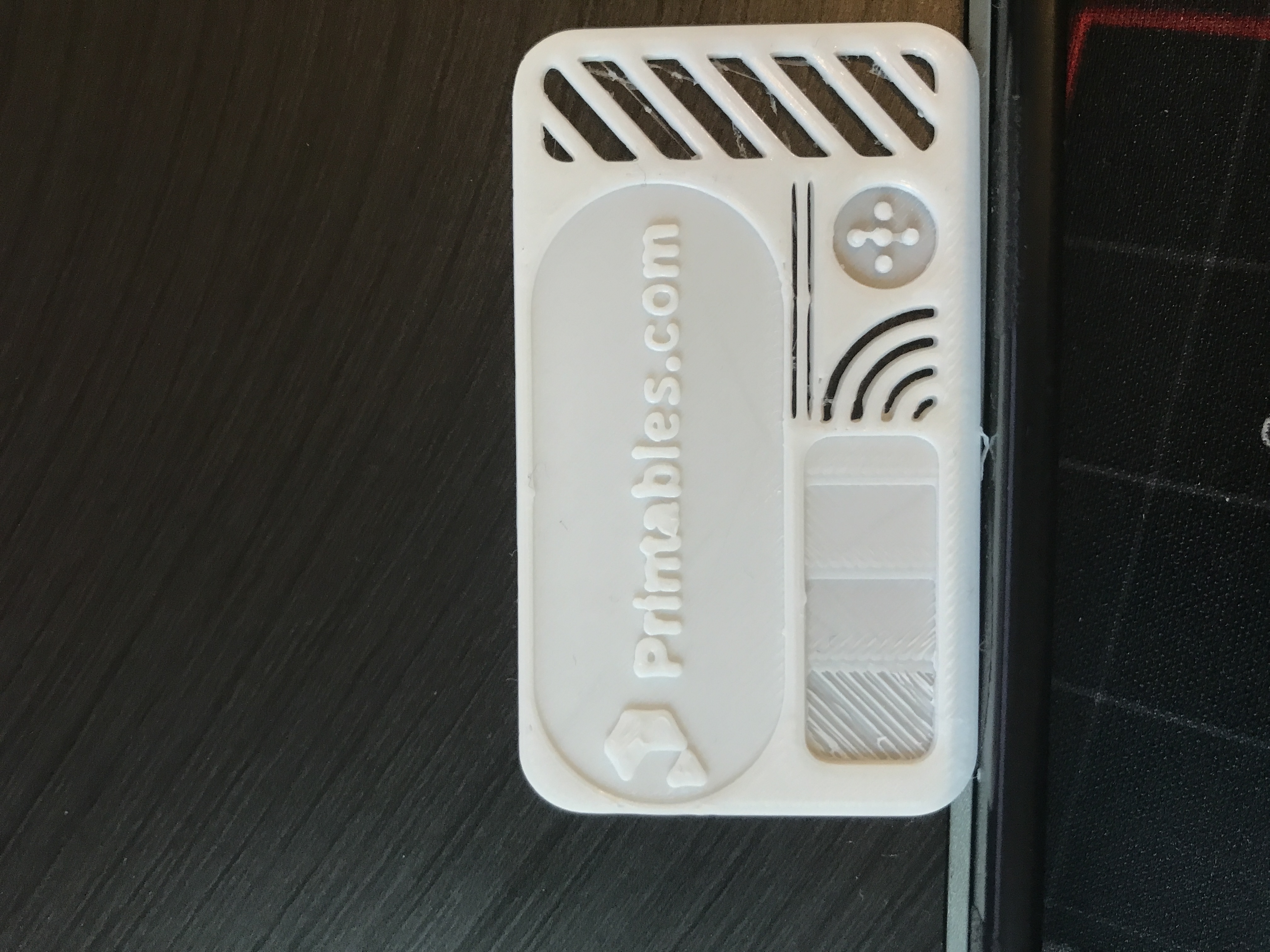 filament test card