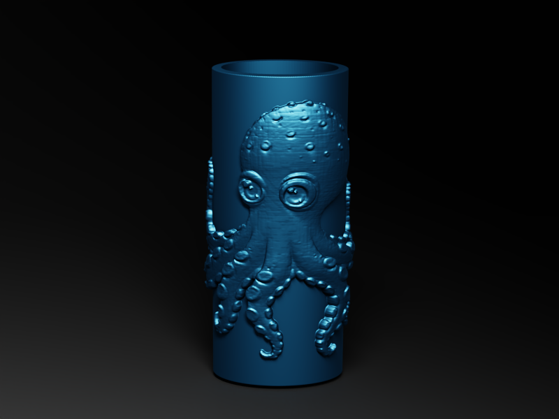 Cute Octopus Bic Lighter Cover