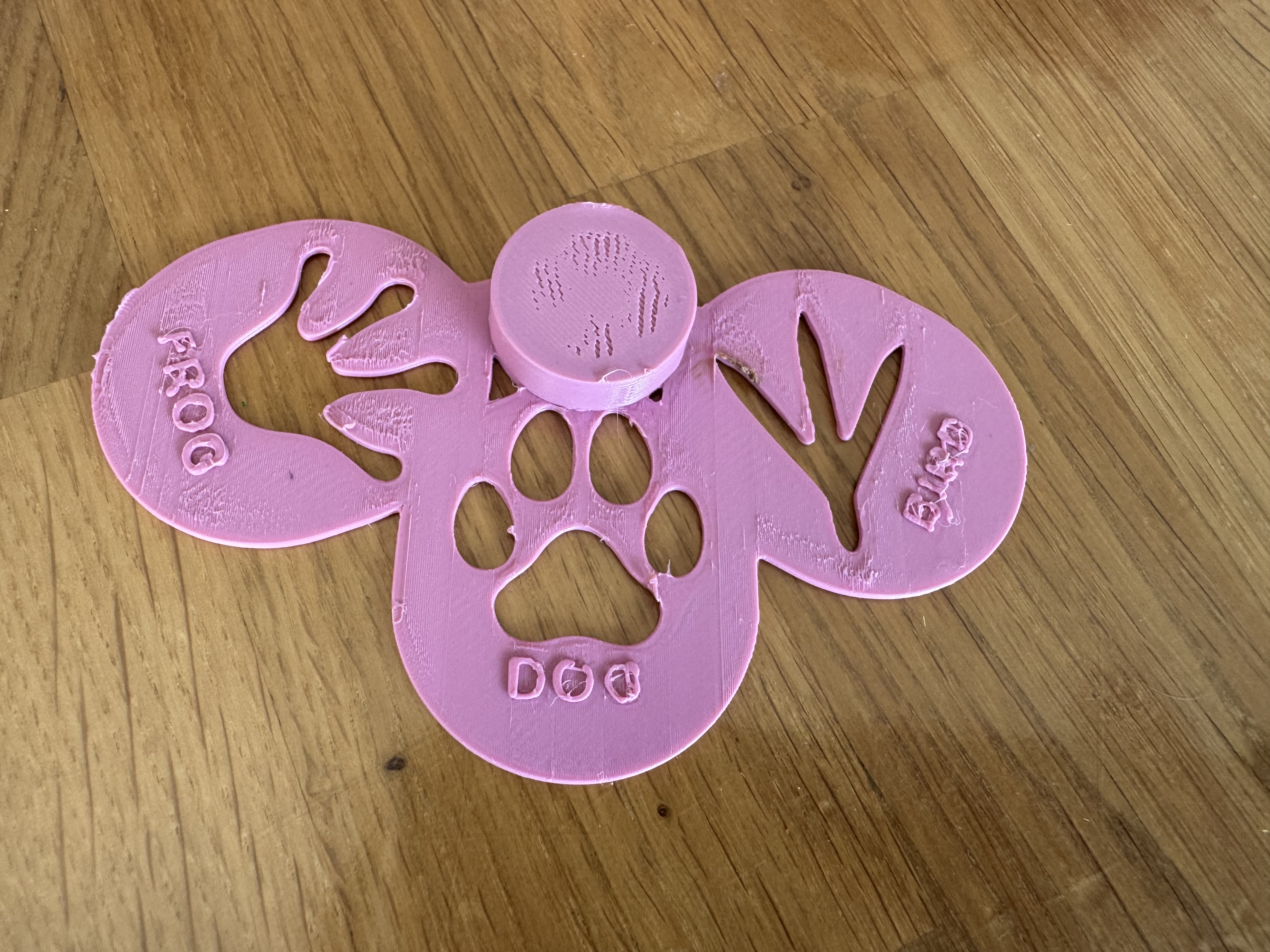 Grouped three stencils with holder