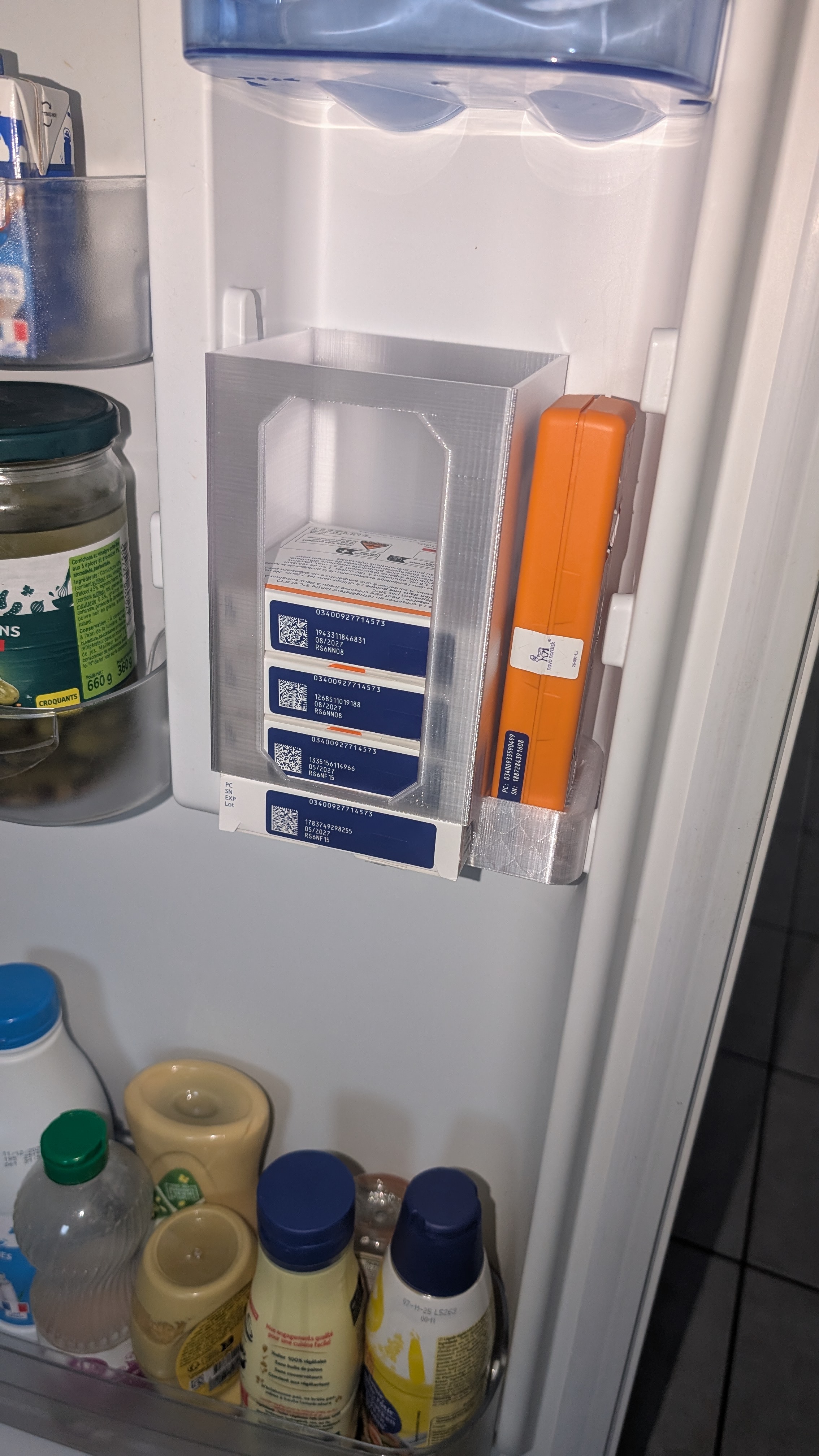 étagère Frigo insuline NOVORAPID PumpCart et Glucagon