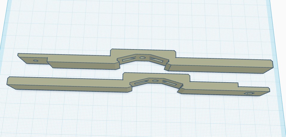 DIN Rail Wire channel support - Voron Trident Inverted Electronics (remix)