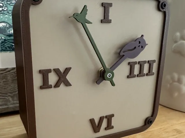 Birdsong Learning Clock