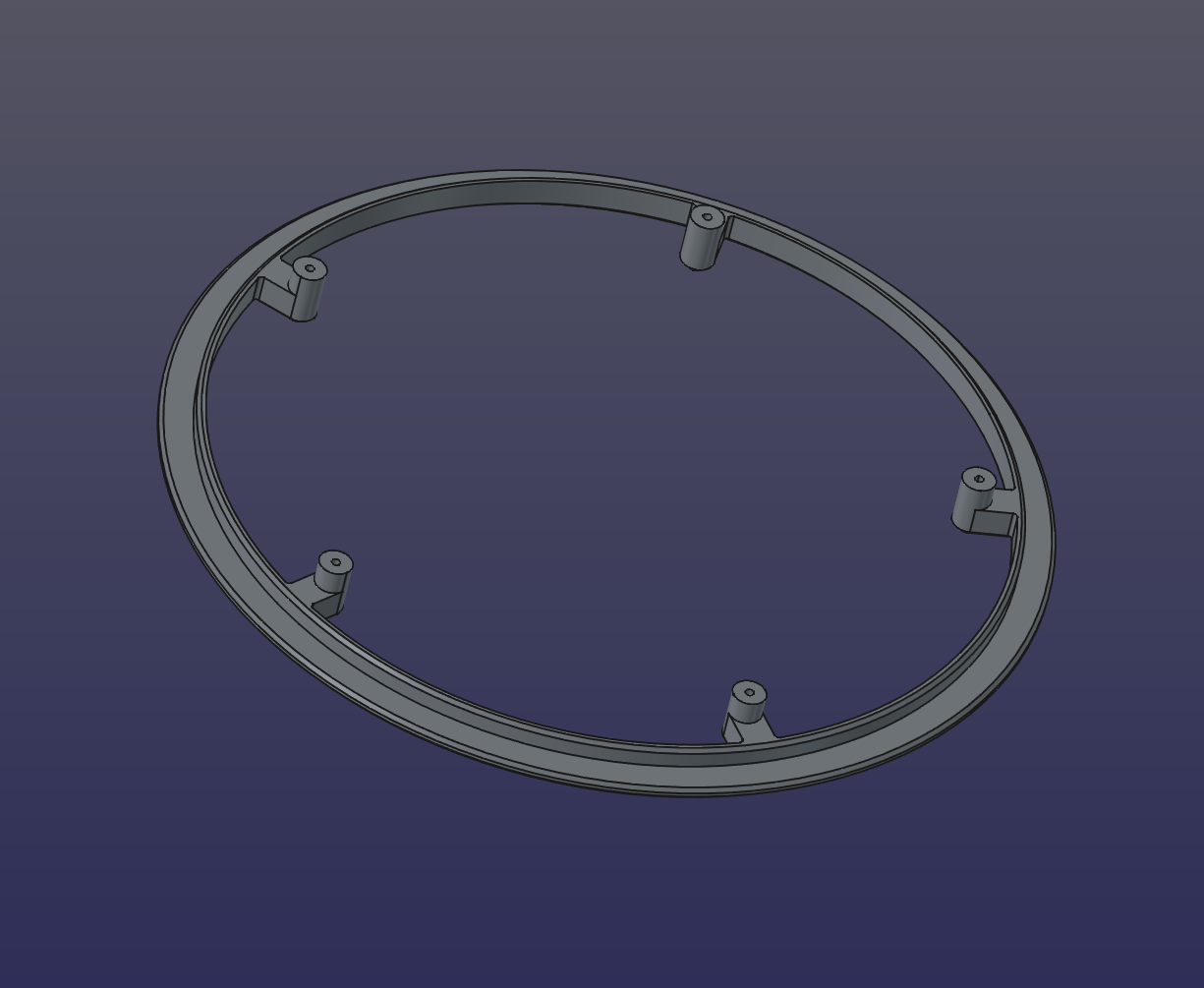 Bicycle chainring guard 48t, 5-hole, M2 screw