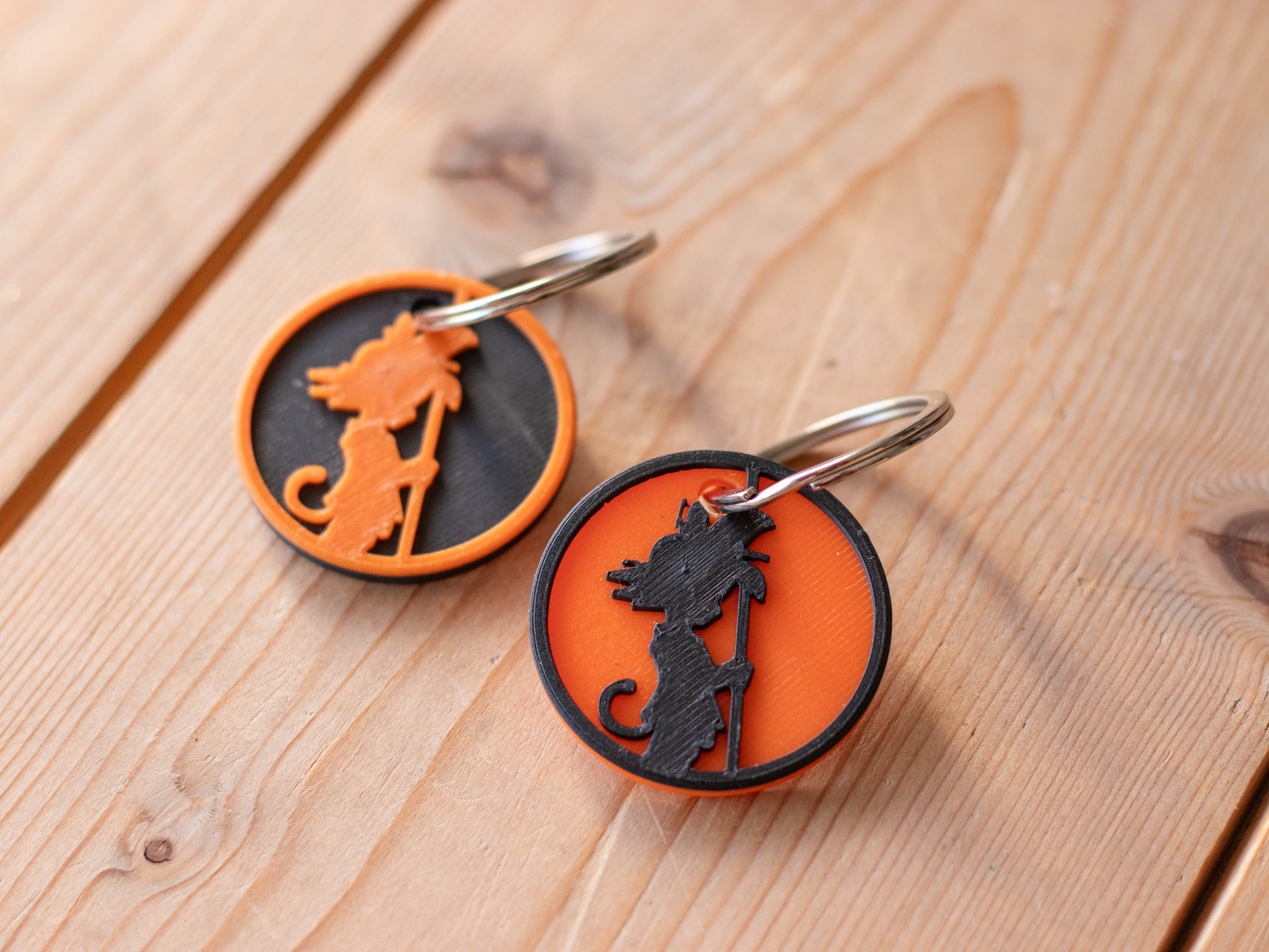 Miniatura 3 do modelo 3D Goku Keychain