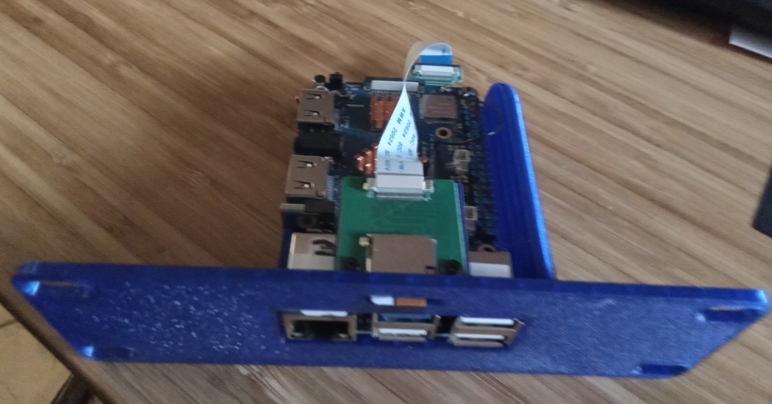 Added mount for sdcard extension to front panel, and space for nvme screw for OPI 5 Pro.