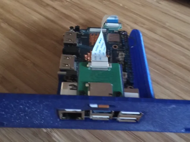Added mount for sdcard extension to front panel, and space for nvme screw for OPI 5 Pro.