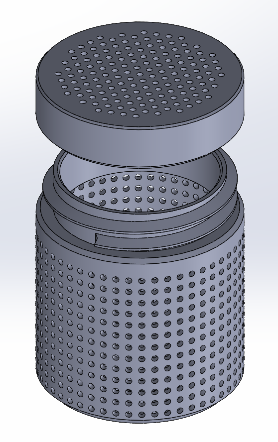 Silica Gel Container for Filament Storage