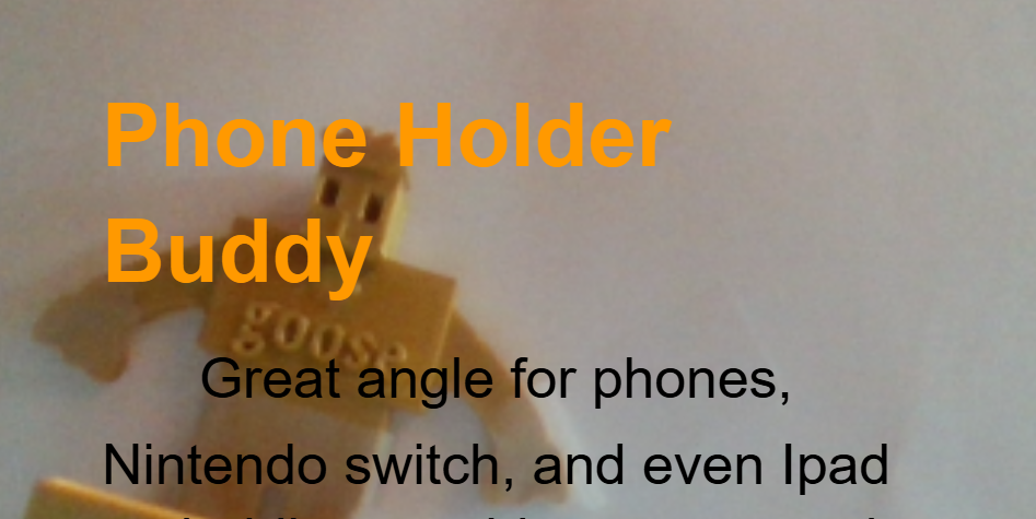 phone holder buddy
