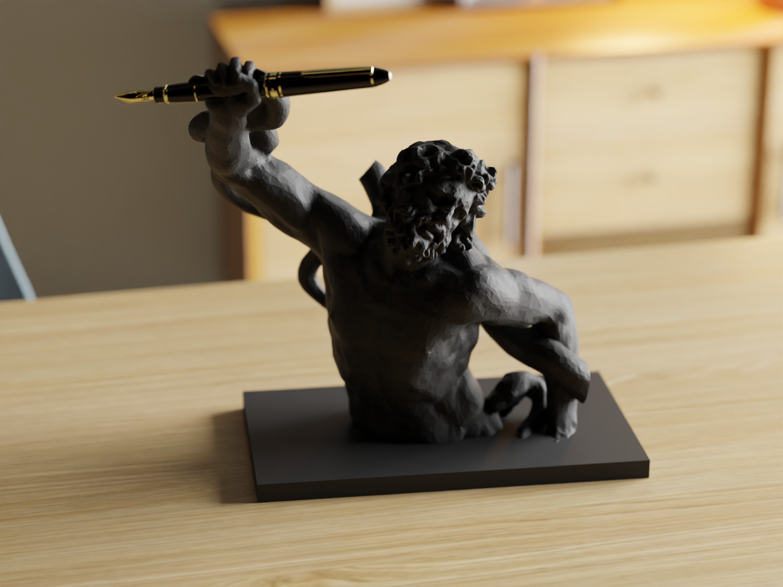 Laocoön Pen Holder Fusion of Art and Functionality