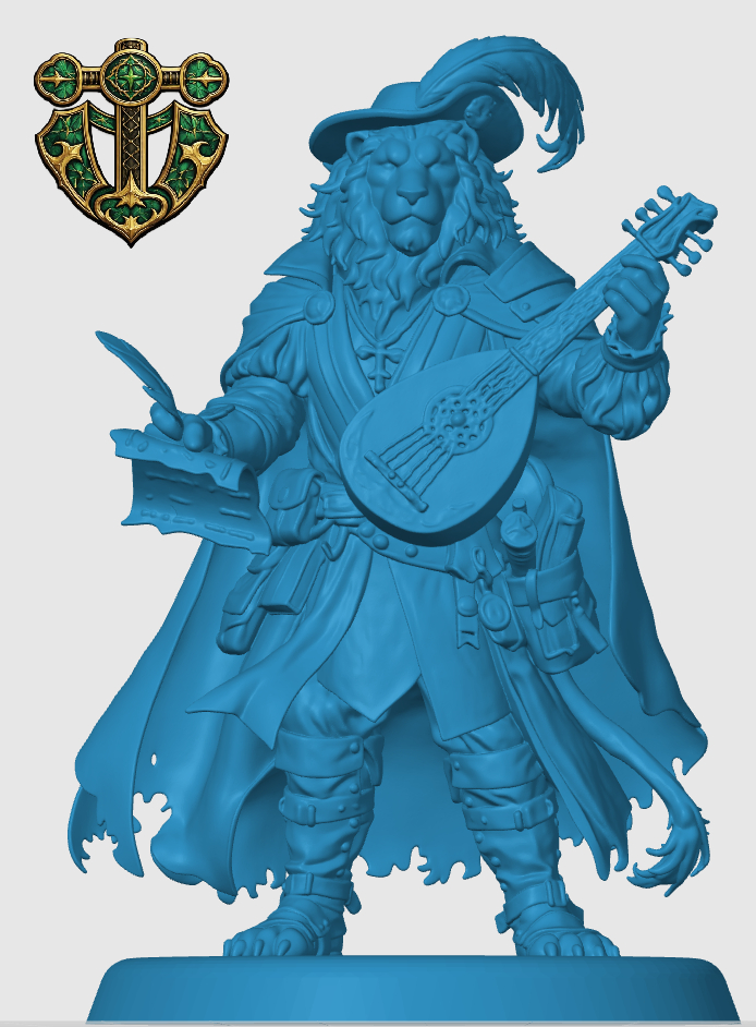 Leonin bard — miniatura 5