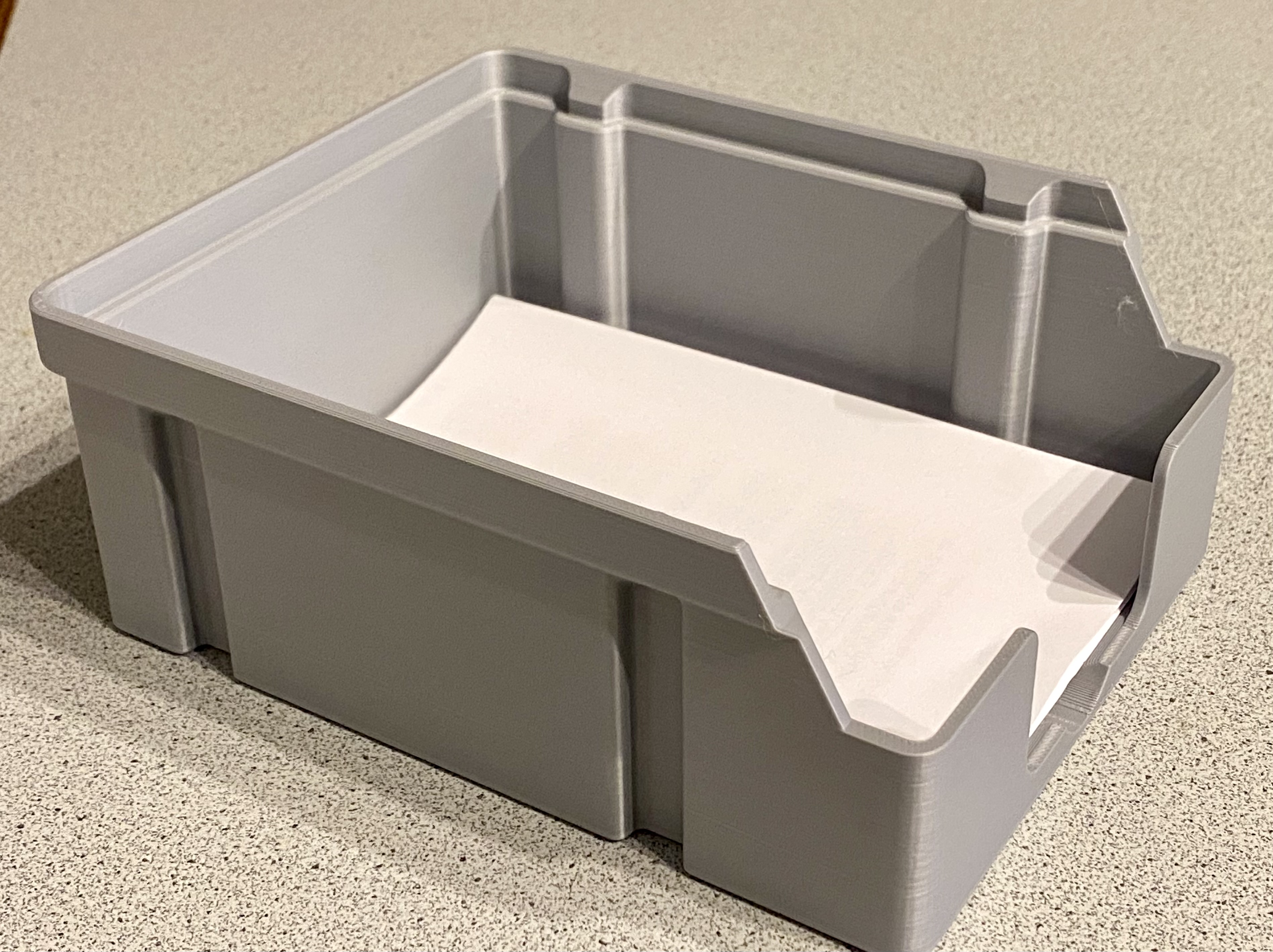 Stackable Box for Din A6 Notes 3D model thumbnail