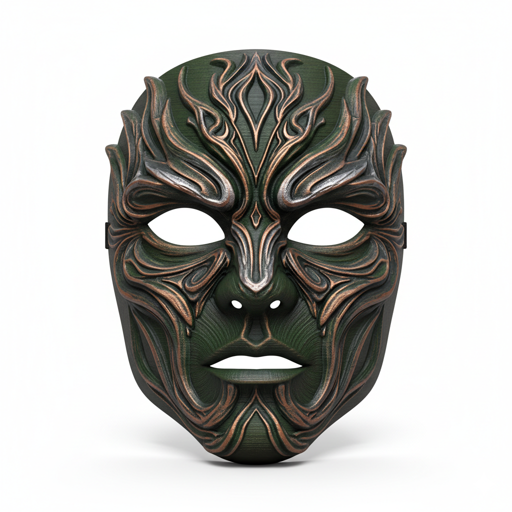 Dark Forest Spirit, mask, cosplay, wearable, costume, face, helmet