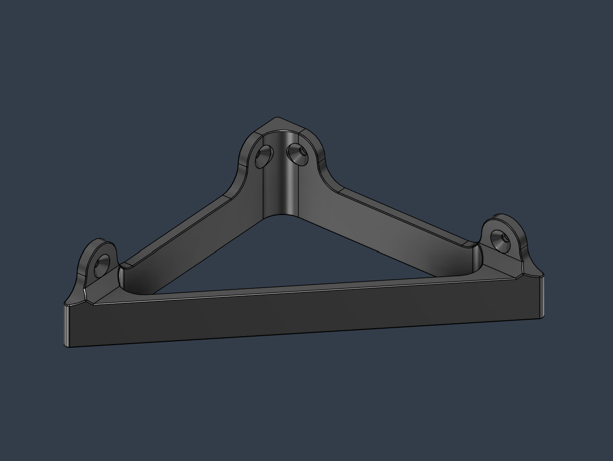 7" Shelf Bracket, small printer optimised