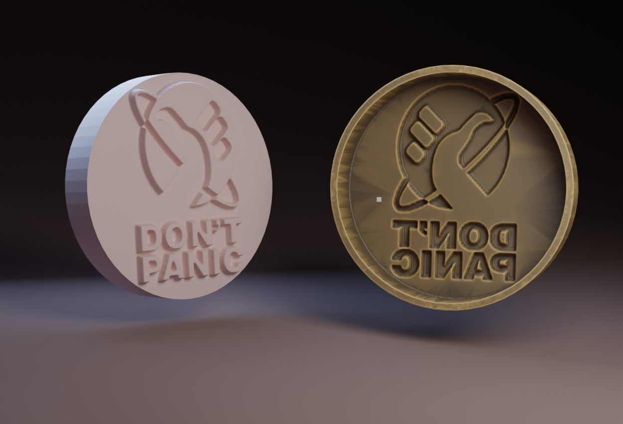 Dont Panic Soap Mold : Hitchhiker's Guide to the Galaxy