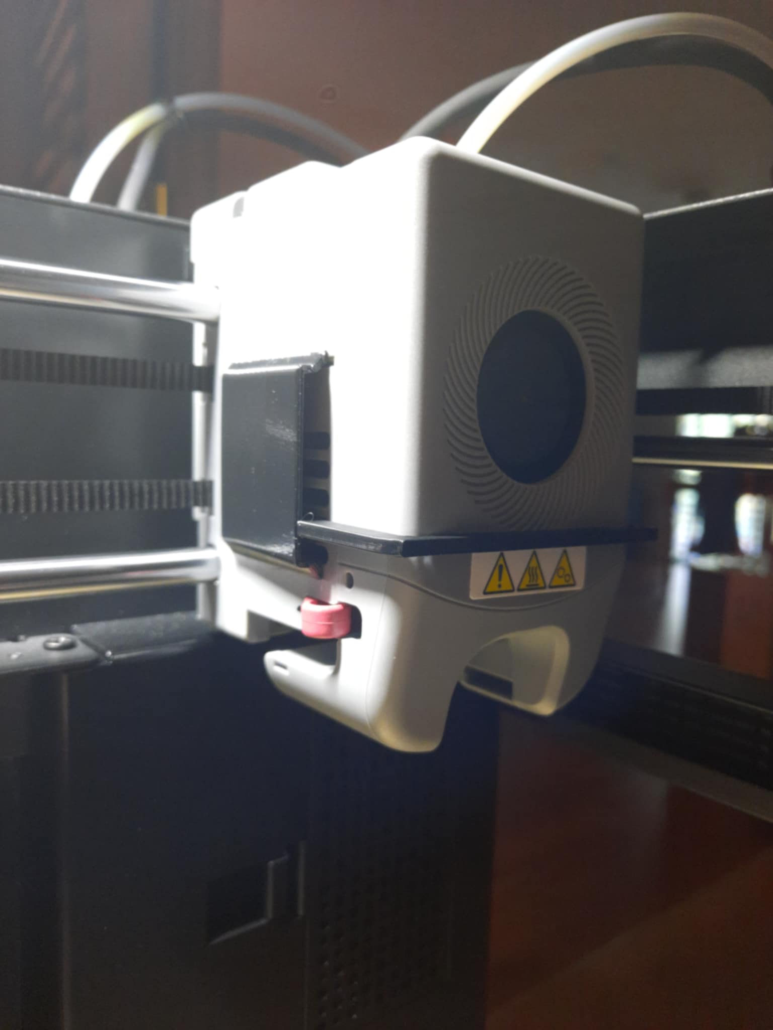 FlashForge Adventurer 5m (AD5M) Hot end retainer with fan duct (silencer)