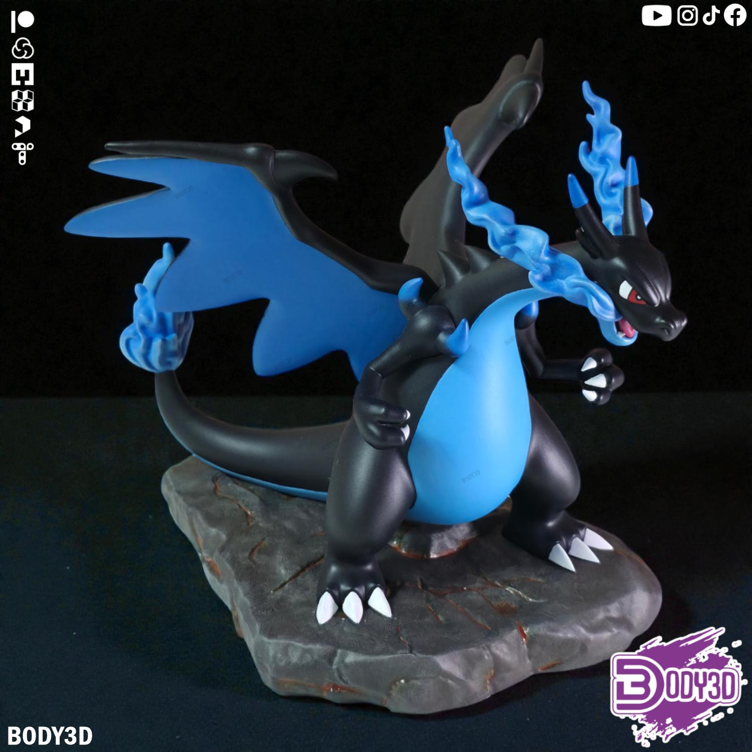 Miniatura 13 do modelo 3D Mega Charizard X