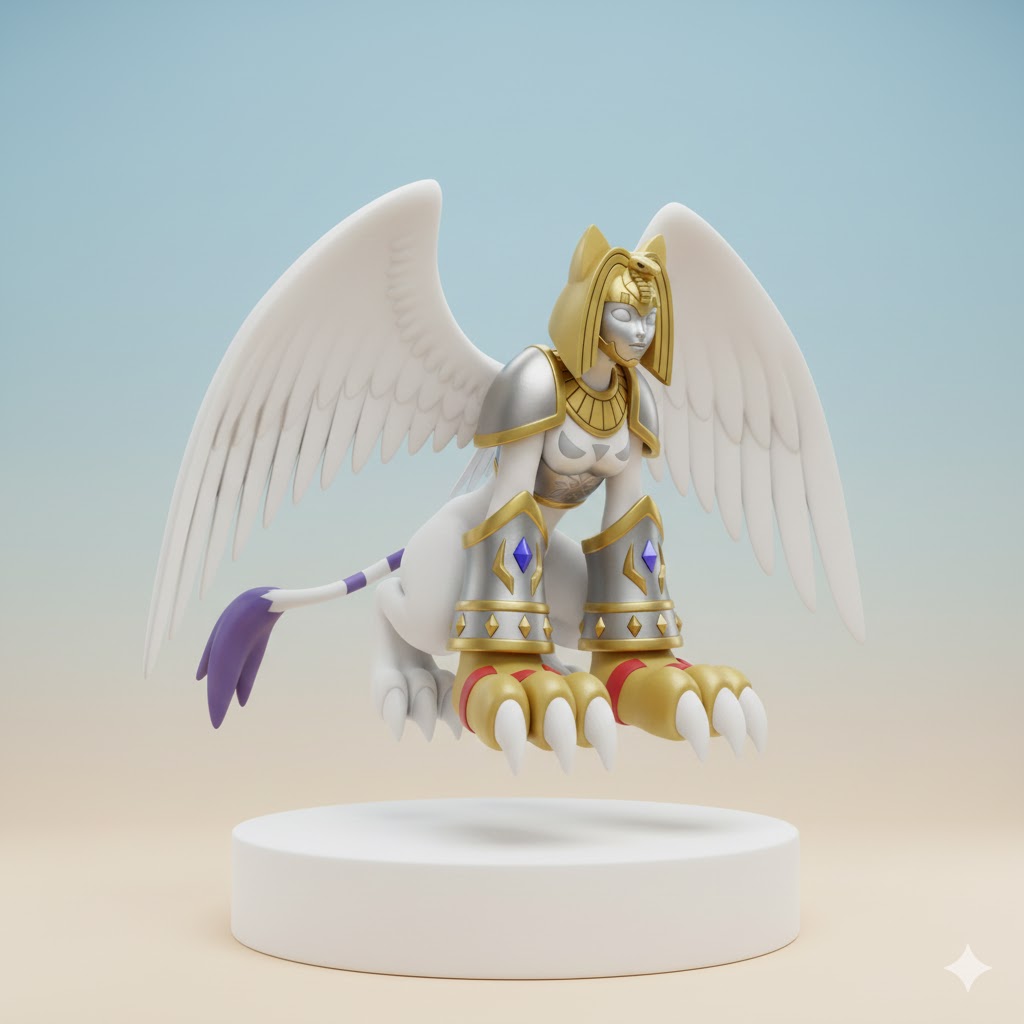 Nefertimon Digimon Creature Model