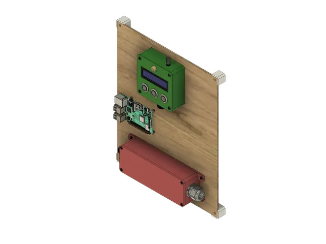 Home Power Monitor Mounting Panel