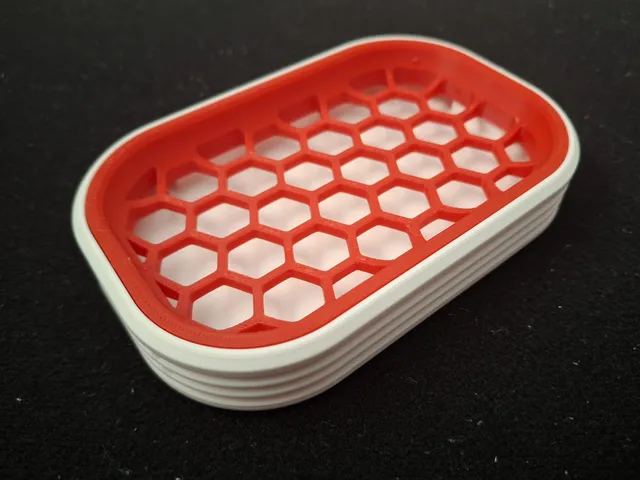 Modern looking soap holder