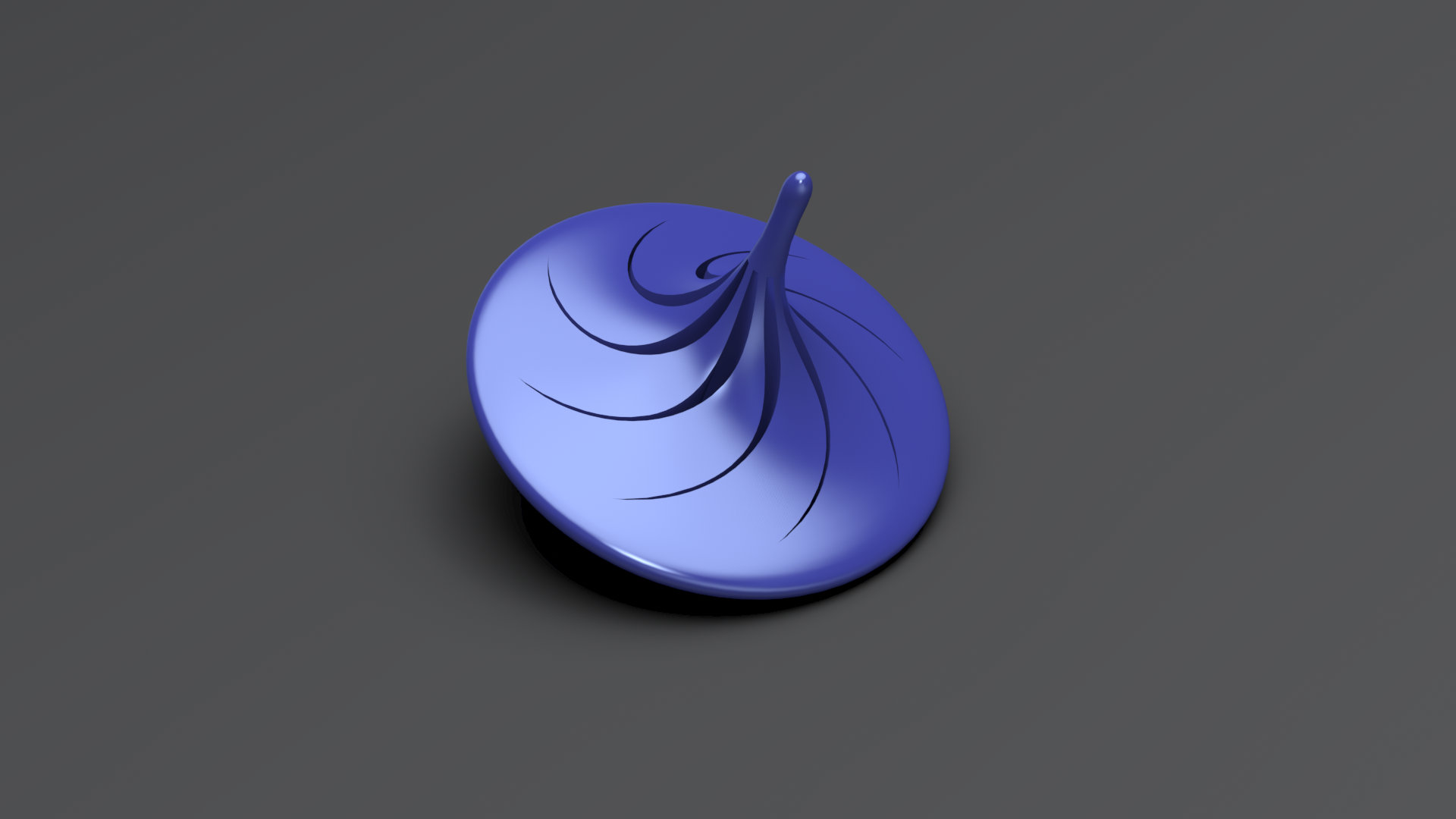 Spiral Spinning Top