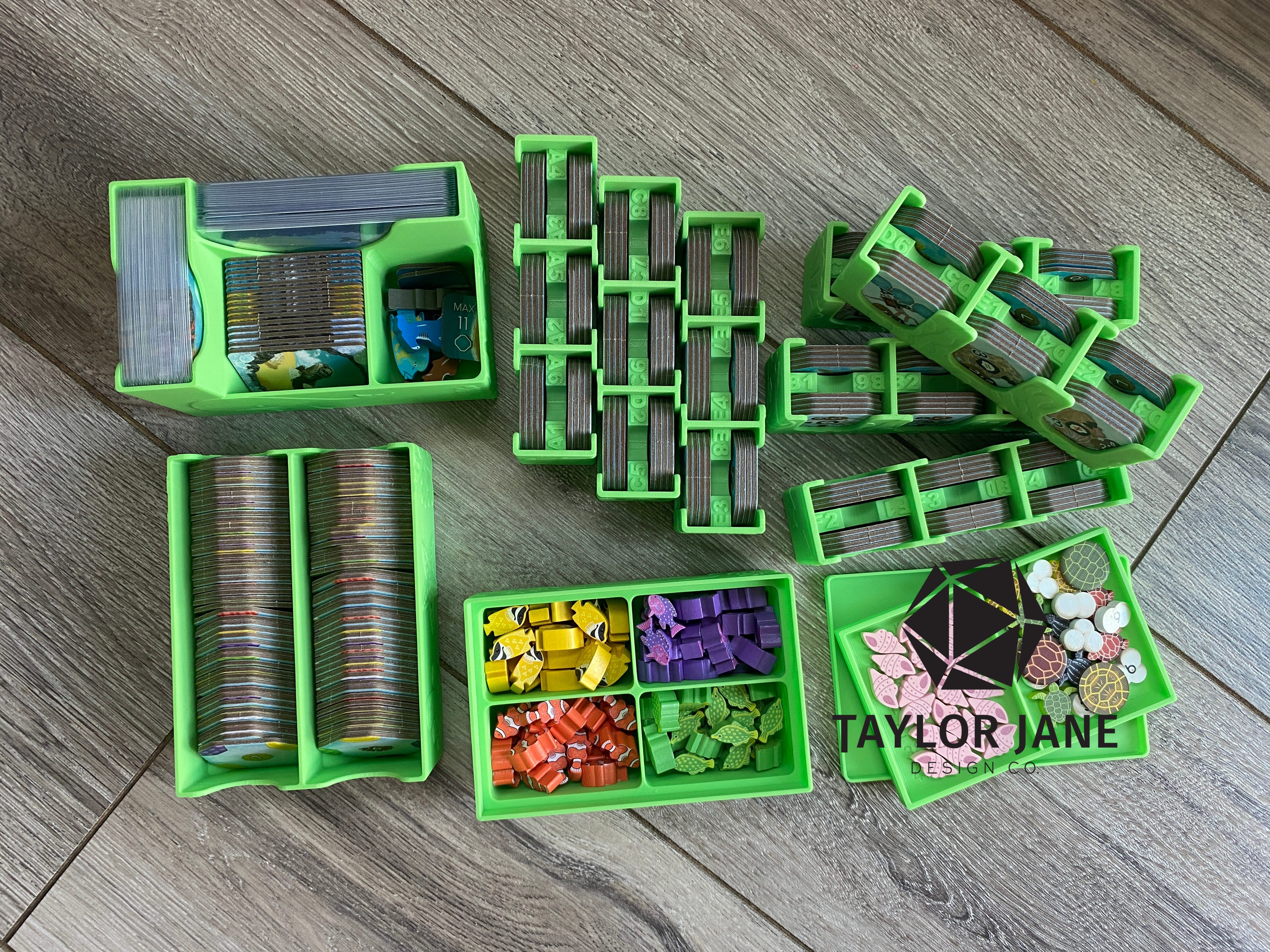 Shallow Sea Compatible Board Game Organizer, Fits Promos and Expansion