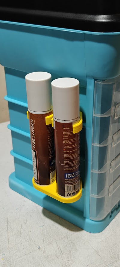 Dauber Bottle Holder for Stalwart (Harbor Freight) Tool/Slot Car Box