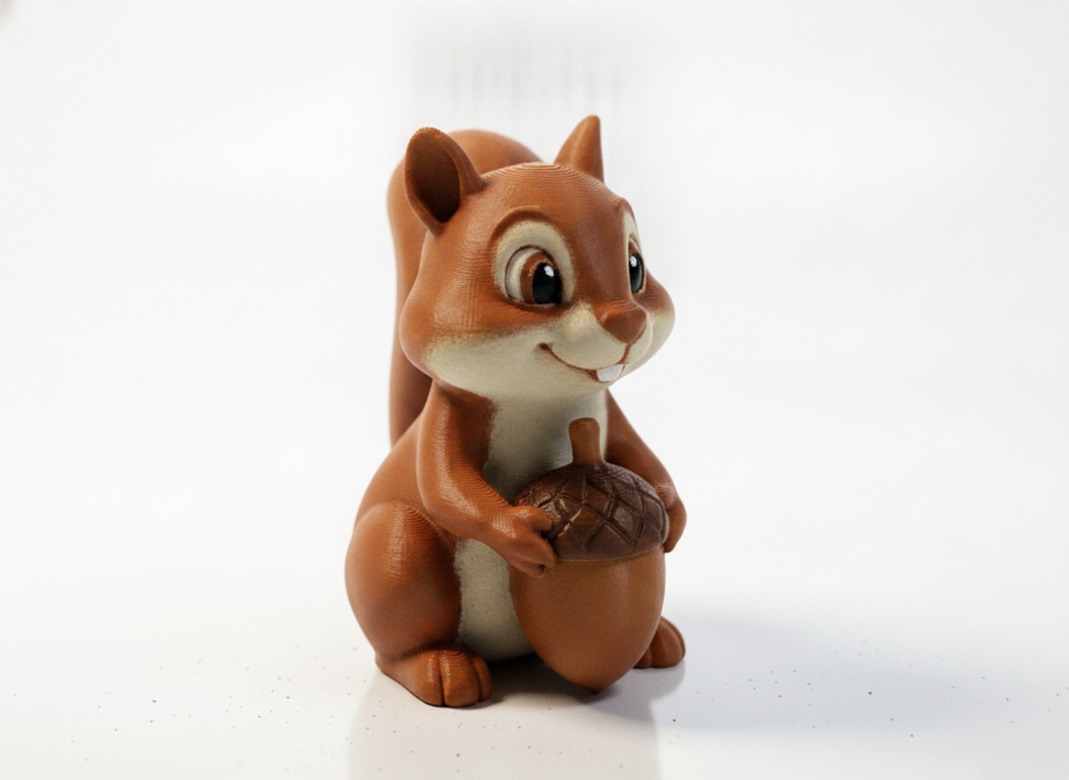 Squirrel With Acorn