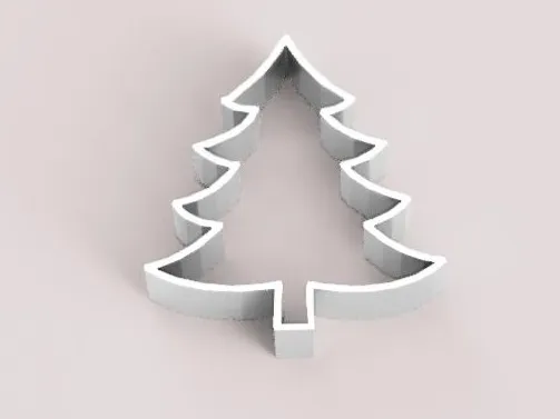 Christmas tree cookie cutter
