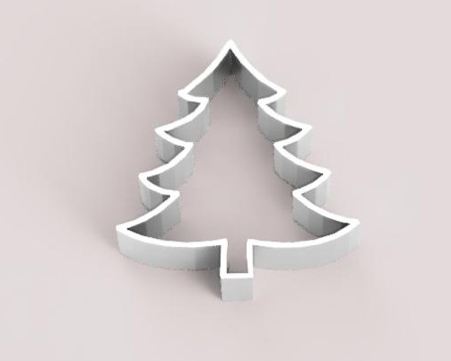 Christmas tree cookie cutter