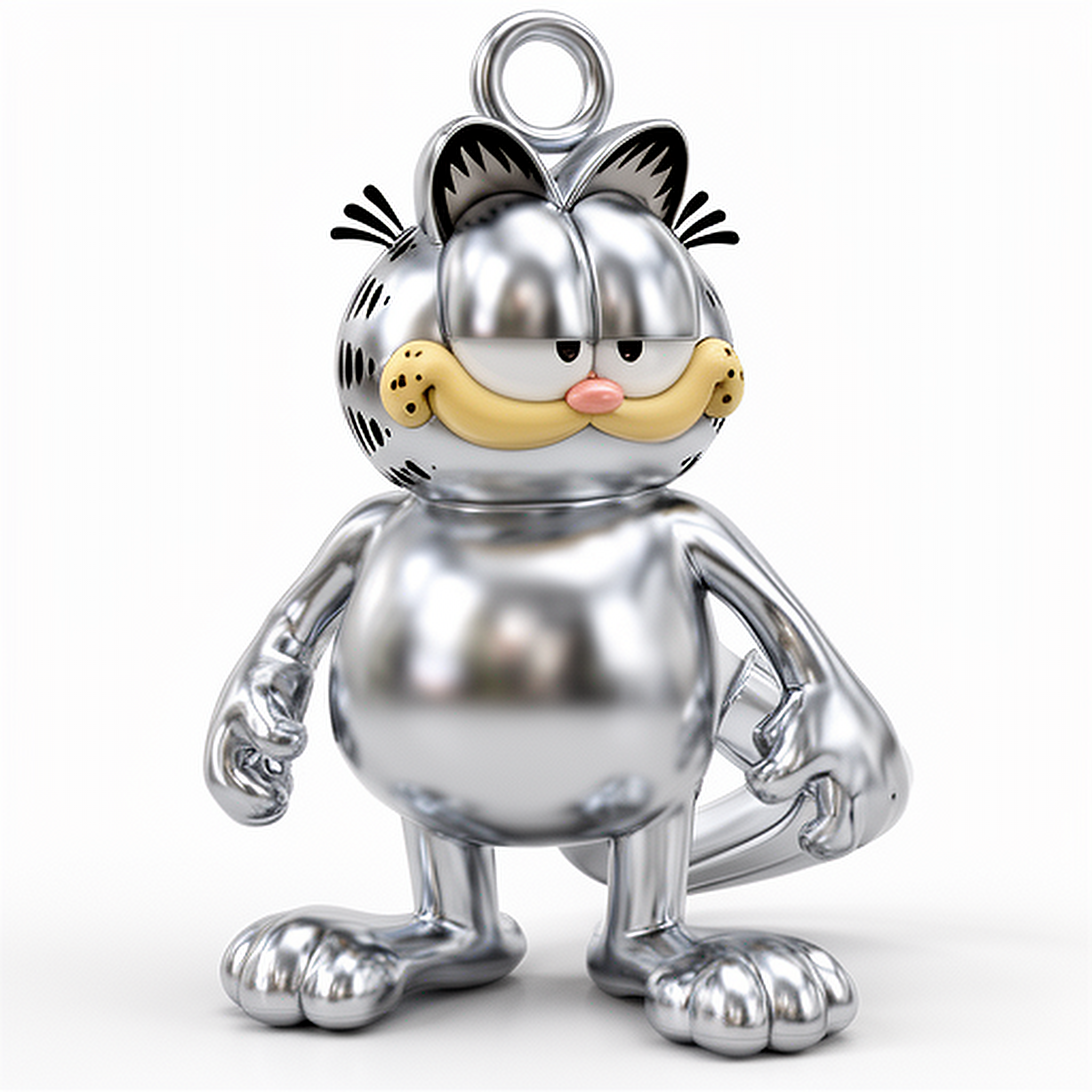 Garfield Silver Surfer Ring Figure