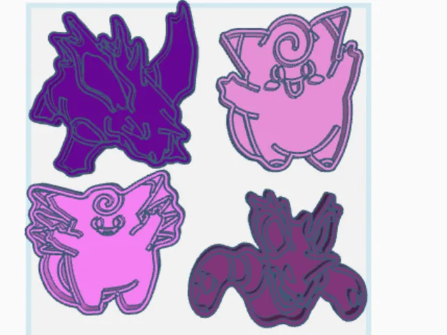 Pokemon Cookie Cutters 2/244