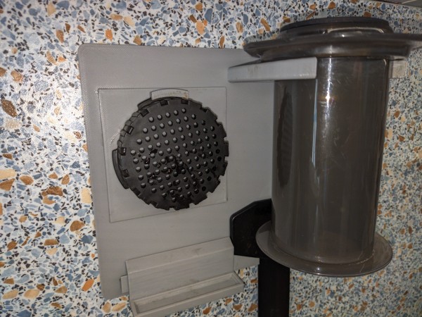 Aeropress (assembled) wall mount