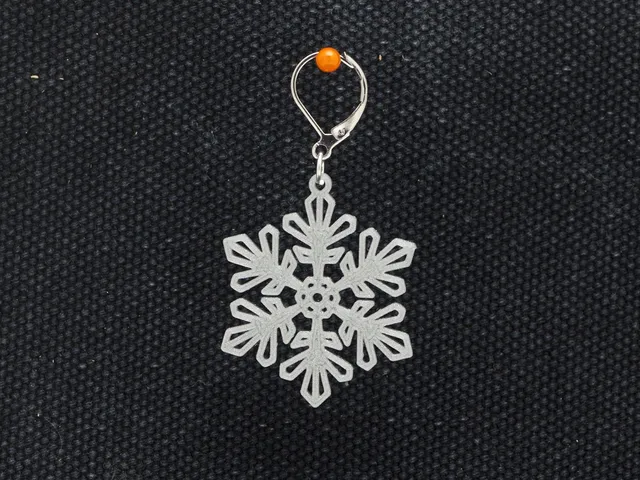 Earrings Snowflake 5