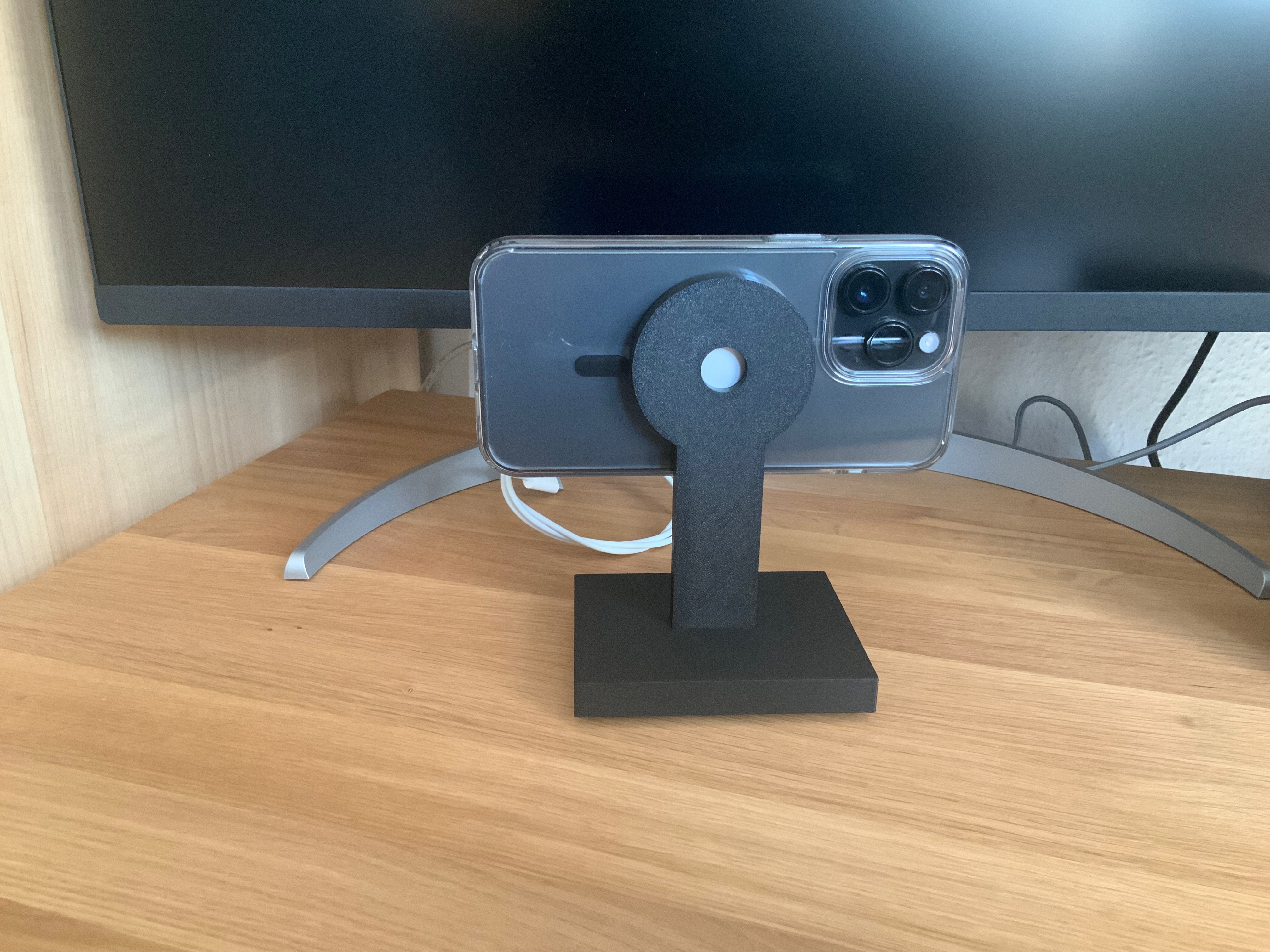 Apple TV iPhone FaceTime MagSafe charger holder by AWSW, Download free STL  model